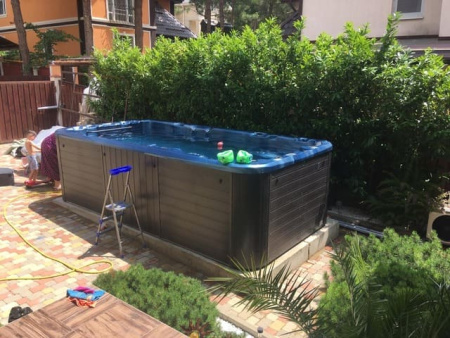 Плавательный спа бассейн Vortex Spas Aquagym MAX Exterme Плавательный спа бассейн Vortex Spas Aquagym MAX Exterme